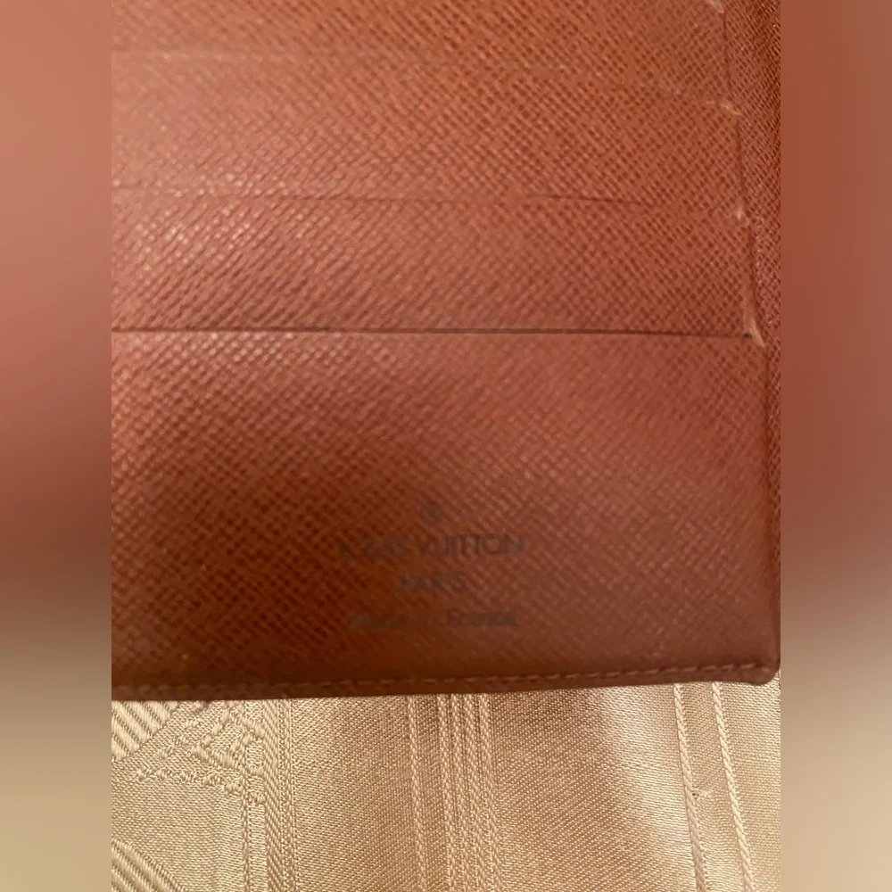 Louis Vuitton coated canvas monogram wallet
